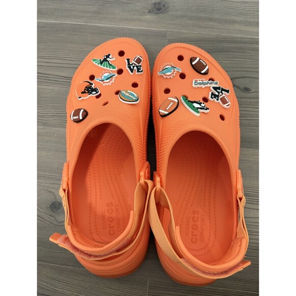 Crocs Hiker Xscape Clogs Chunky Platform Slip In Iconic Comfort Orange main image 4